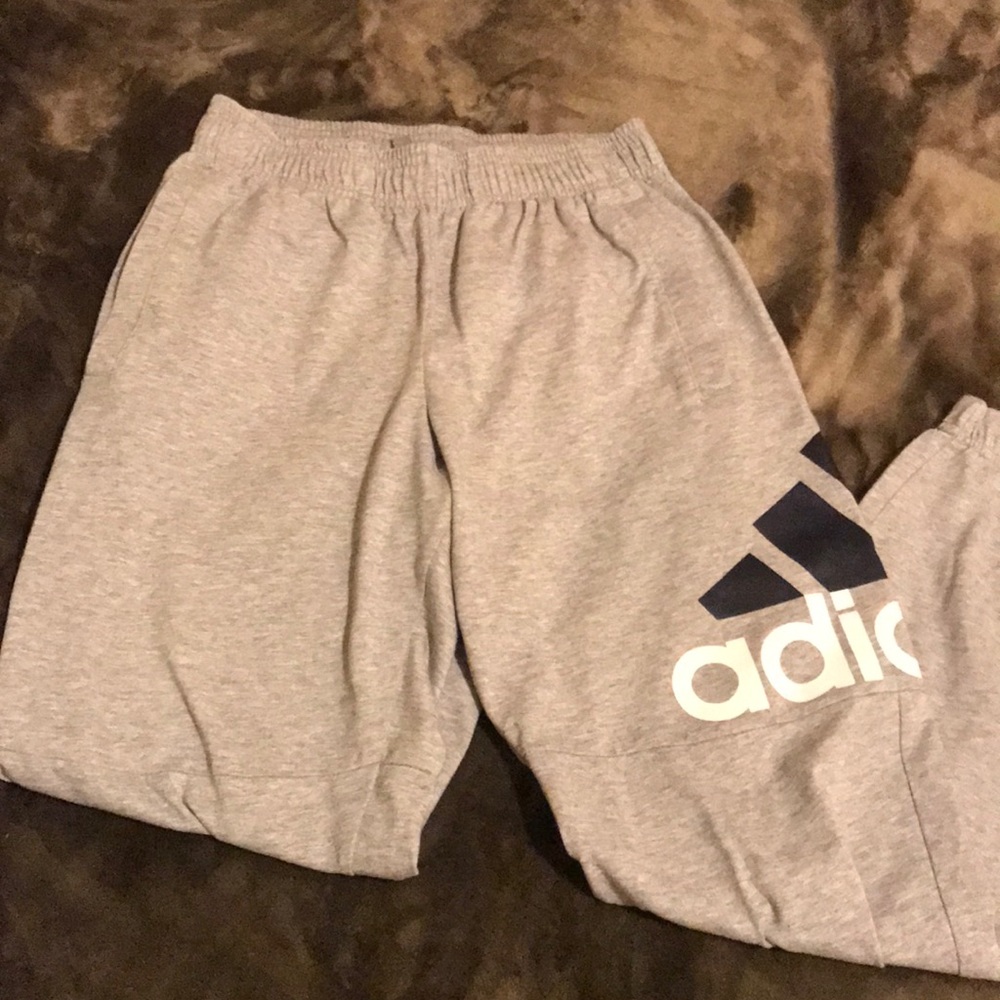Adidas Grey Sweatpants Men's Size Sm